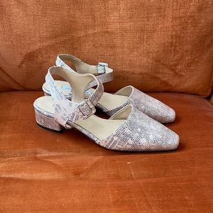 About Arianne Atila Nude Snake Print Mary Jane 37